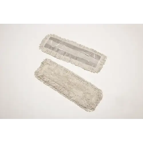 DUST MOP HEAD DISPOSIBLE W/FRINGELOOPED-END - FITS 5
